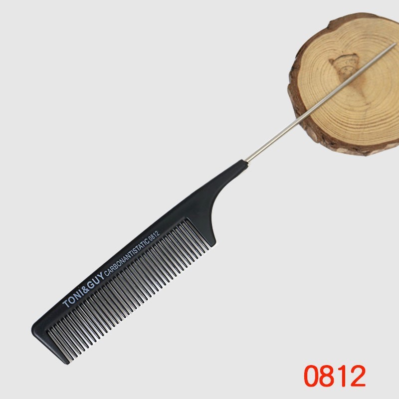 Pein de cinco agujas especial para el maquillaje de estilo de cola afilada pein de cabello de textura pein de cabello de cinco puntas y cinco dientes costura de cabello