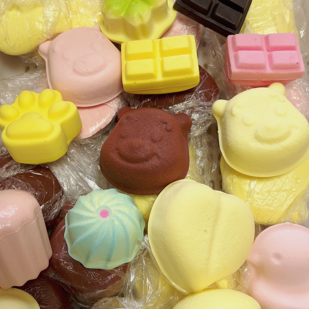 느린 리바운드의 무작위 습식 및 부드러운 음식 혼합 스타일 1개