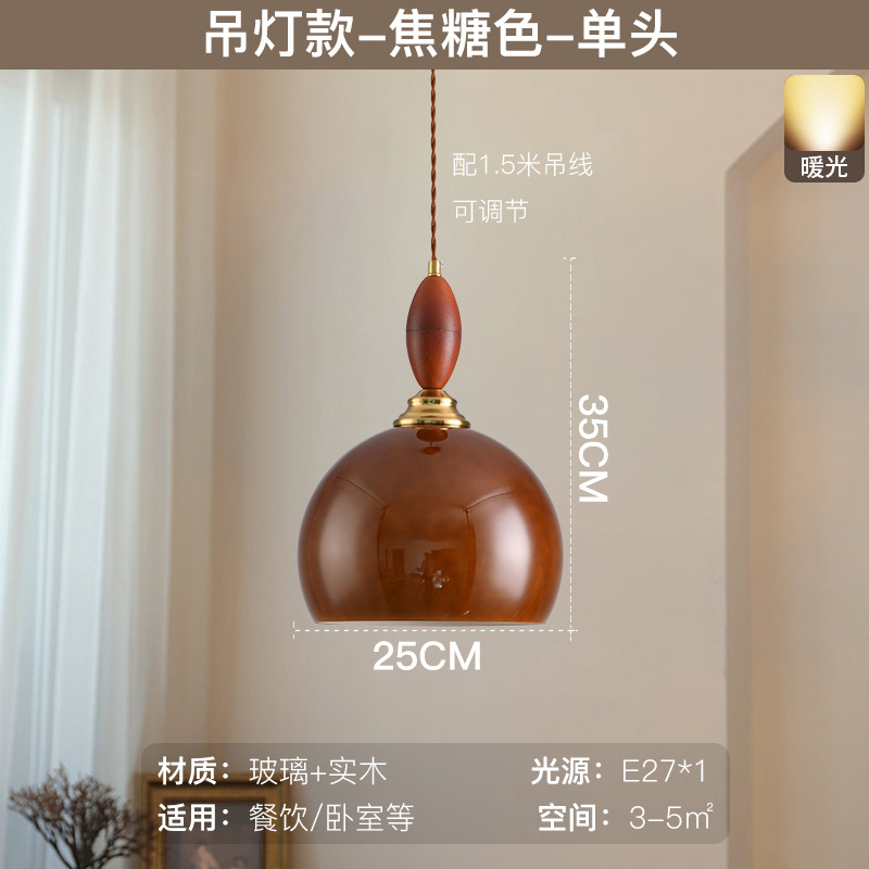 Retro semicircular lámpara de restaurante francés simple mirad mesa de comedor bar lámpara de luces de alto nivel diseñador lámpara de luces de luces