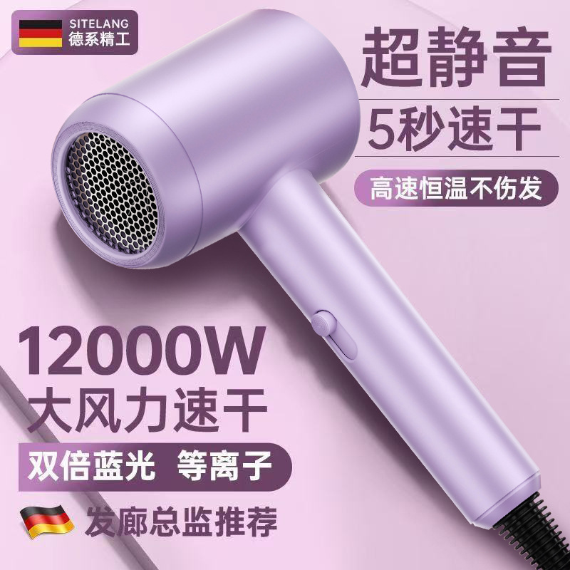 新款电吹风机家用小功率静音专用800W风力负离子学生宿舍护发500W|undefined
