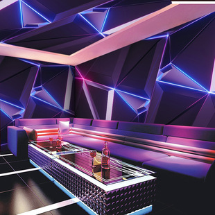 Ktv Glitter Wall Covering Foot Bath Club Karaoke Box Decoration Background Wallpaper Bar Entertainment Club Theme Wallpaper
