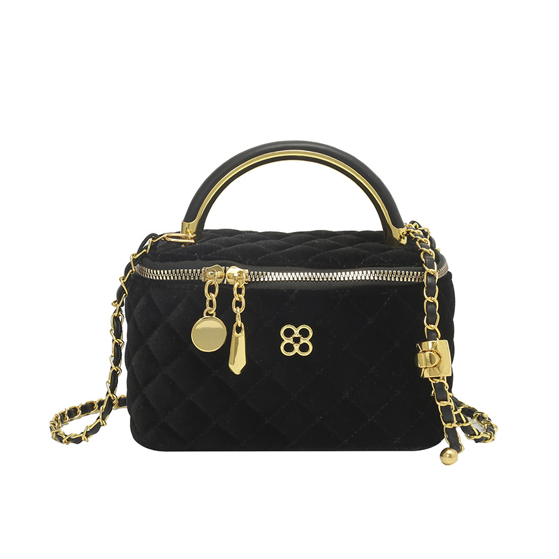 Bolso para mujeres 2026 ventas transfronterizas calientes nuevas bolsas de mano de lujo ligeras de alto nivel de sensación de cadena de diamante bolso de hombro