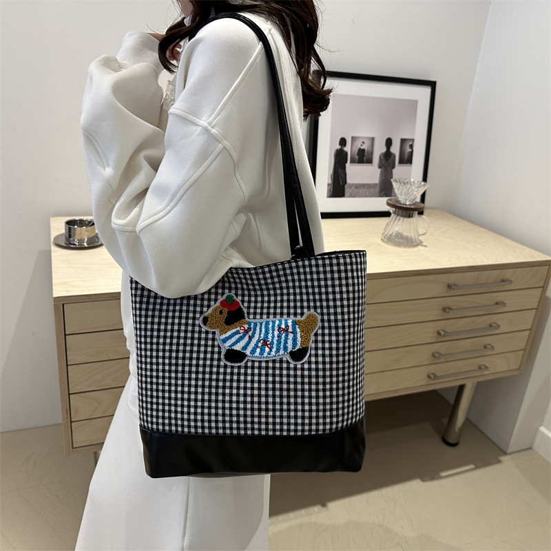 Bolsa de gran capacidad para viajar 2024 nuevo estilo popular de tela de lápiz para perro de hombro multipropósito mujer mochila de hombro