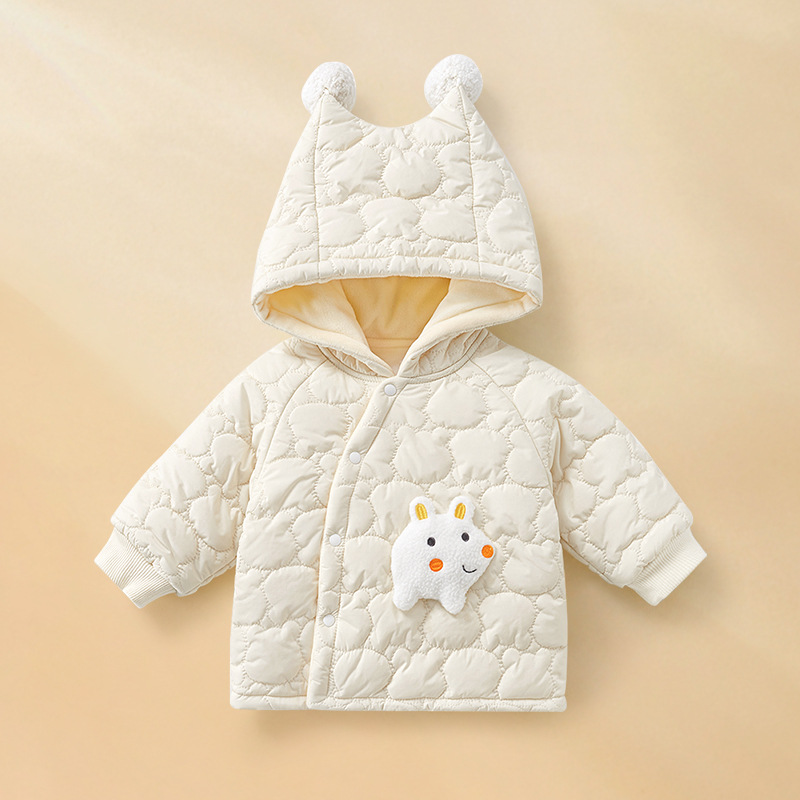 Camaca de algodón para bebés otoño y invierno chaqueta de algodón para niños y niñas gruesa con terciopelo de algodón cálido chaqueta de invierno de algodón para bebés image 8