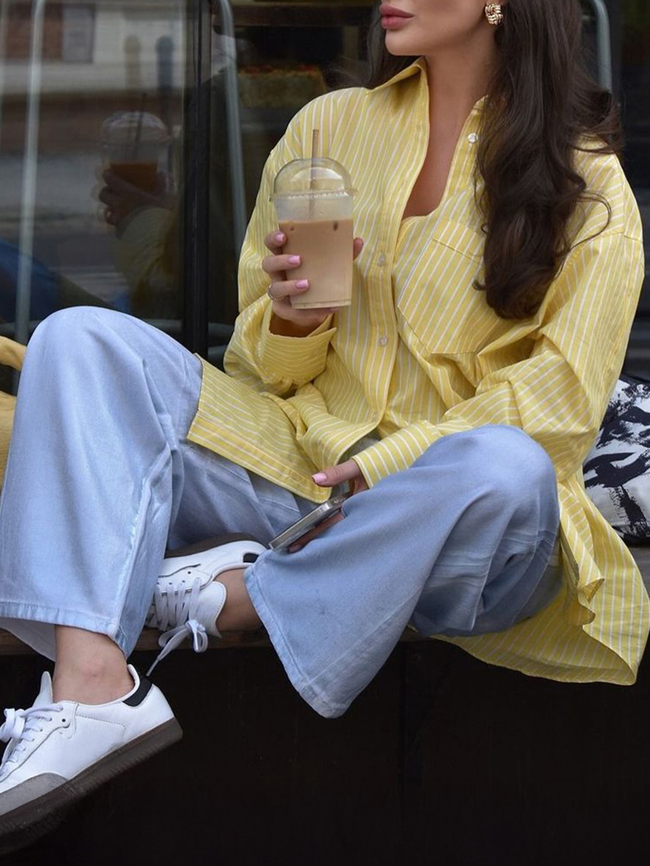 Wholesale Women's Simple Style Stripe Long Sleeve Blouses display picture 2