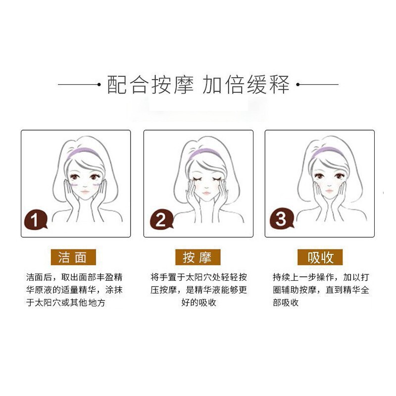顔のボリュームアップ美容液、太陽穴のボリュームアップ、頬の凹みを埋める、コラーゲンを補充する、しわ取り、引き締め、充填液|undefined