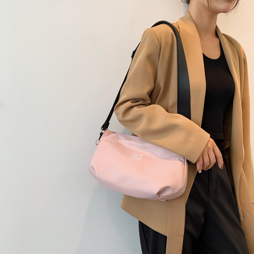 Women's Bags  New Fashion Versatile Nylon Cloth Bag Women's Simple Trendy Single Shoulder Crossbody Bag Large Capacity Dropshipping
