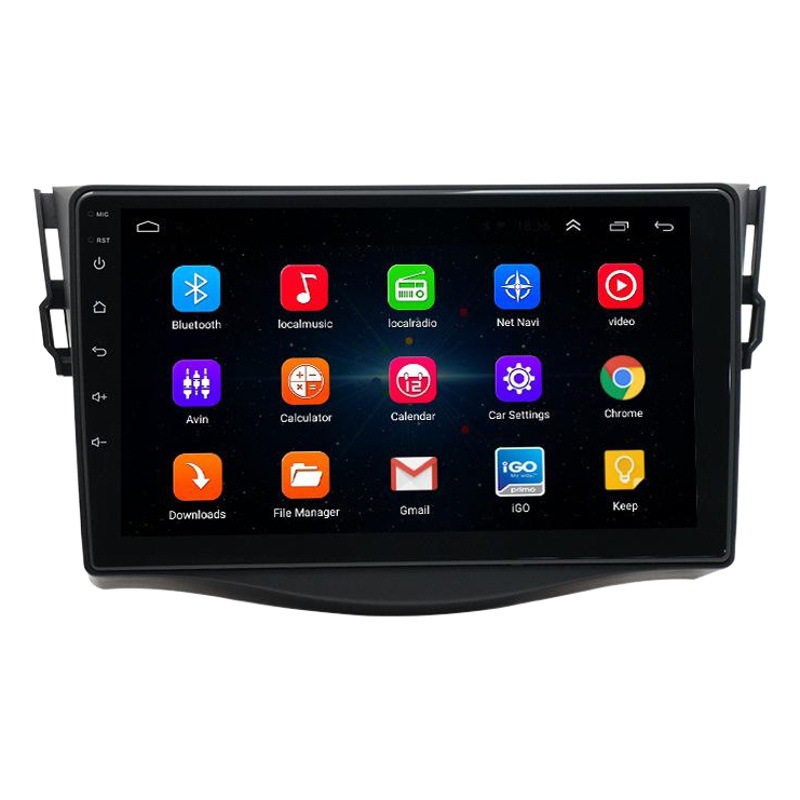 Adecuado para Toyota 07-12 RAV4 coche Android navegación GPS todo en uno coche Bluetooth revertir la imagen