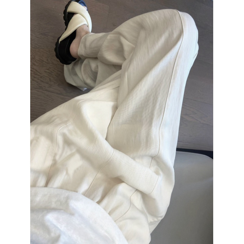 Ready-Made Maternity Pants, Loose Large Size Casual Pants, Summer Wide-Leg Pants, High-Waisted Floor-Length Pants