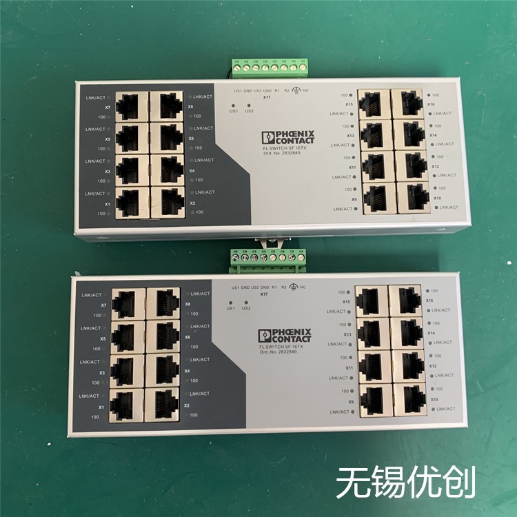 菲尼克斯PHOENIX CONTACT FL SWICTH SF 16TX交换机 维修