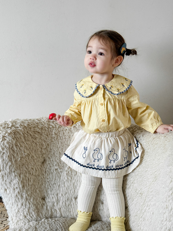 蔗梨童装女童秋装2025新款儿童衣服小公主包屁套装女宝宝早秋穿搭|undefined