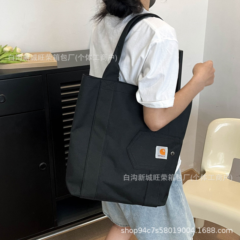 Carhartt Versatile Simple Fashion Tote Bag for Women, Cross-Border Open Handbag, Large Capacity Mommy Shoulder Bag Carhartt Versatile Simple Fashion Tote Bag for Women, Cross-Border Open Handbag, Large Capacity Mommy Shoulder Bag