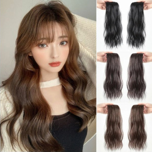 Wig Women's Side One-piece Hair Extender Natural Simulation Seamless Patch Women's Head Water Ripple Reissue