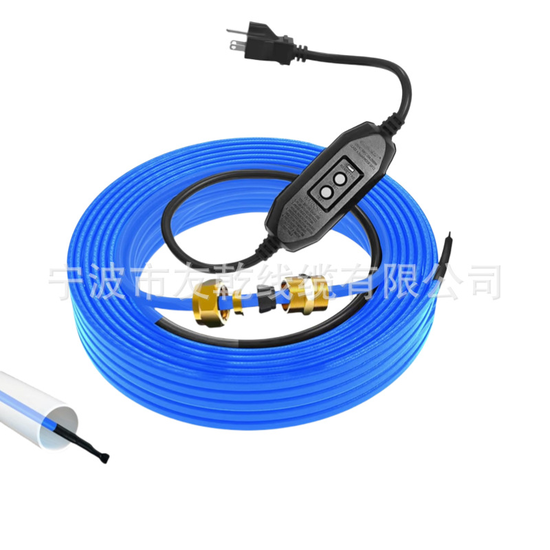 管道加热电缆可防止管道冻结, 内部自调节热跟踪电缆用于安全饮用