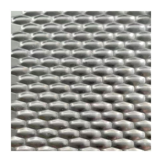 Factory Wholesale 304 Stainless Steel Pattern Plate Embossed Plate Rice Capsules Free Grain Pearlescent Stone Grain Decorative