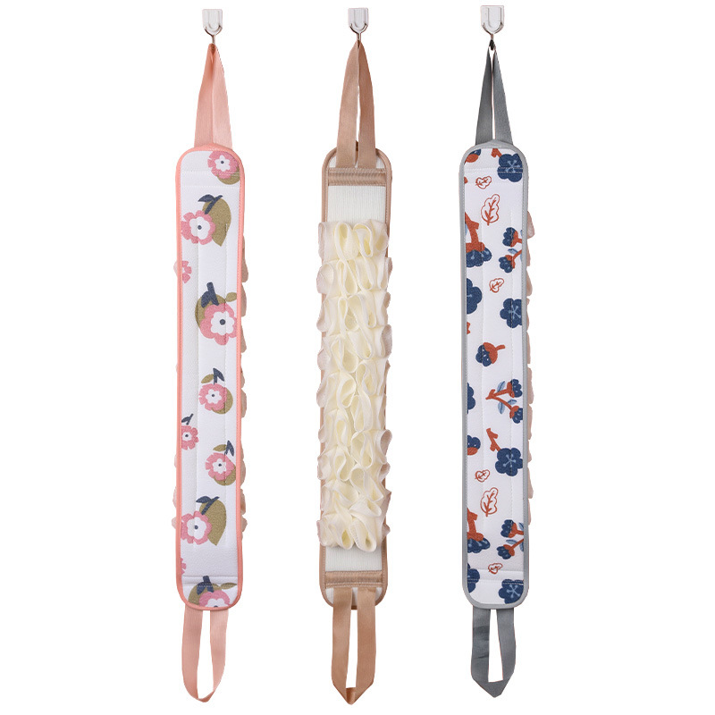 Doble capa gruesa toalla de tela de baño larga toalla de espalda artefacto poderoso frota de barro para descontaminación doméstica tira de tracción especial