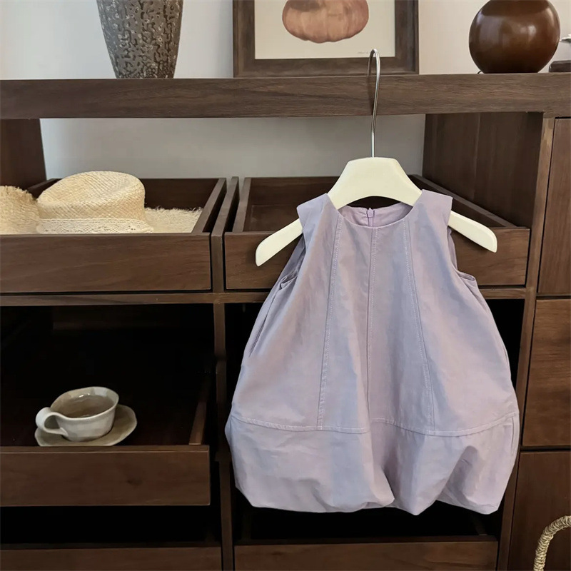 【Colección de Vestidos para Bebés Sweet Little Sister】Ropa Infantil Vestidos Elegantes de Verano para Niñas Venta al por Mayor Vestidos de una Pieza Dropshipping de Moda