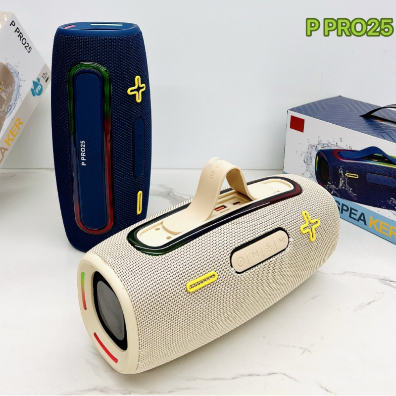 2026新款热销P PR025蓝牙音箱20W大功率户外便携RGB炫彩低音炮