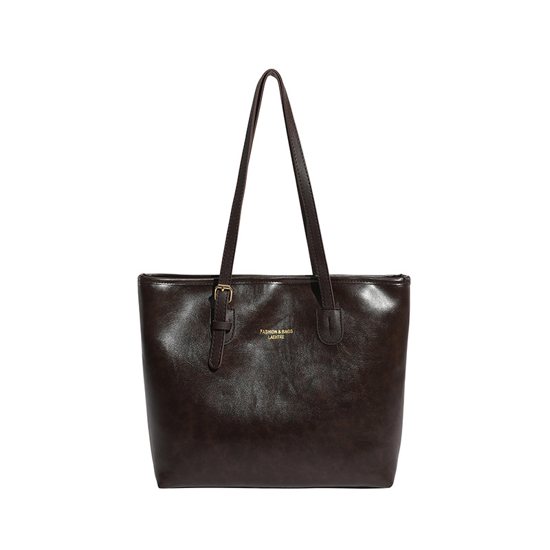 Bolsa de viaje retrógrada para mujeres 2026 otoño y invierno nuevo estilo versátil bolso de hombro de tendencia Maillard bolso de brazo
