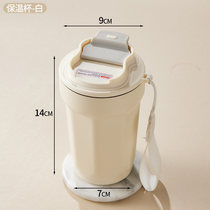 Taza de café de ocho ángulos, taza de agua de regalo, taza portátil de alto valor, taza de acero inoxidable simple nueva