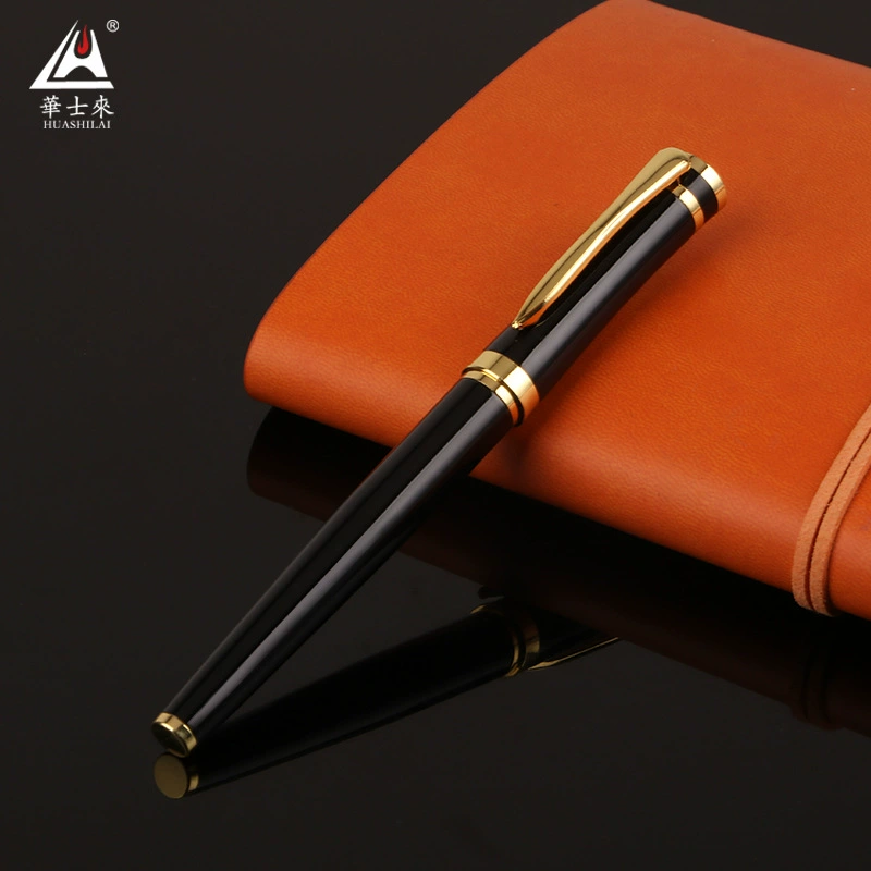 Заводская оптовая продажа металлическая деловая офисная гелеская ручка печатная LOGO подарочная реклама Baozhu водяная ручка подпись ручка