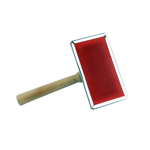Factory wholesale comb wooden handle stainless steel dense needle comb depilation pet comb dog comb knot comb massage pet brush 