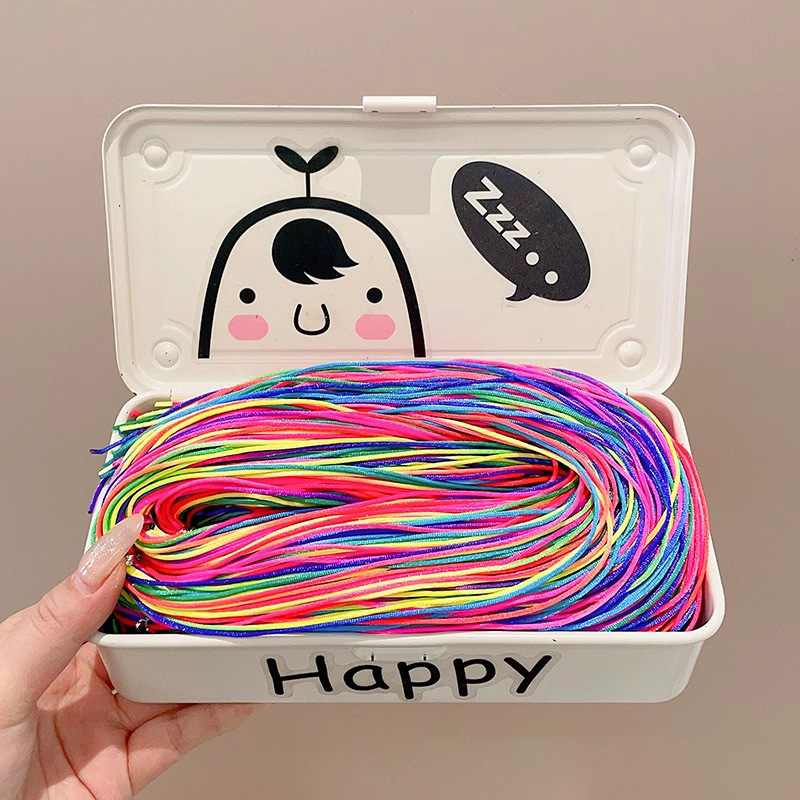 Cuerdas de cabello de color trenzado de mujer trenza sucia cuerda de cabello artefacto 2025 nuevo estilo de alta calidad trenza de color atado tocado de cabello