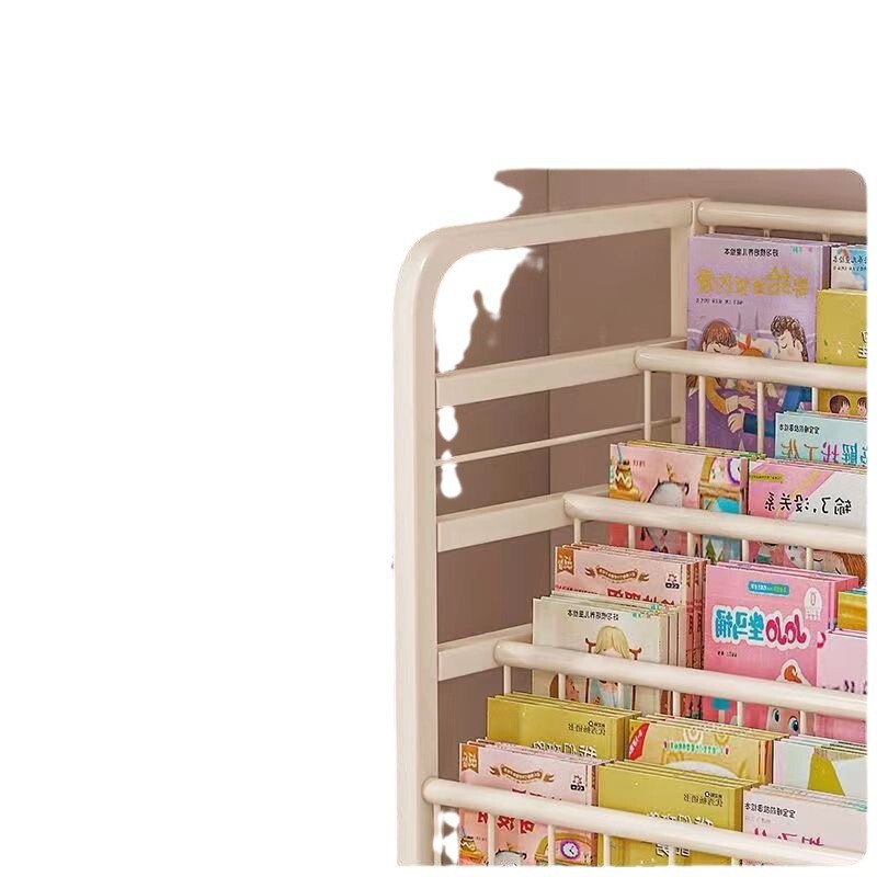 子供用本棚絵本ラック本おもちゃ収納ラック一体型シンプル家庭用収納ラック床置きベビー読書ラック|undefined