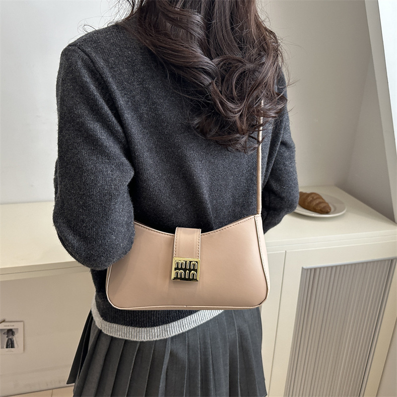 Bolsas debajo de las axilas 2025, otoño y invierno, nueva media luna, bolsas de hombro de moda, nicho, bolsas de alta calidad, bolsas de mujer, bolsas de moda