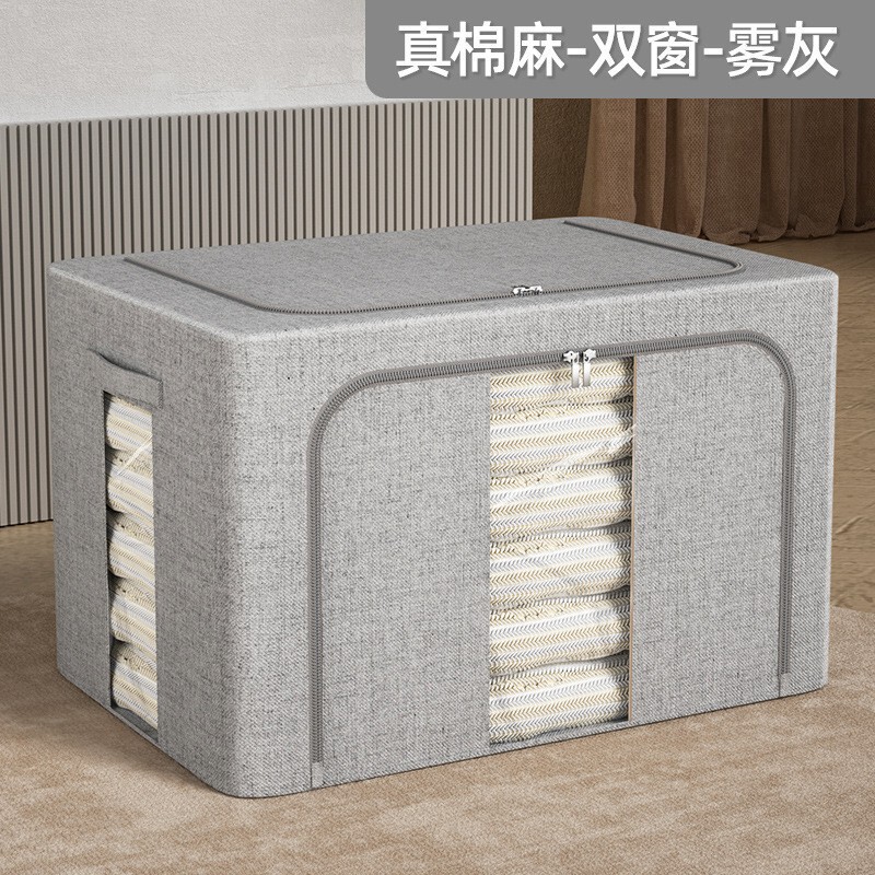 透明服布団収納ボックス家庭用オックスフォード布百納箱布芸整理収納ボックス大型収納ボックス|undefined