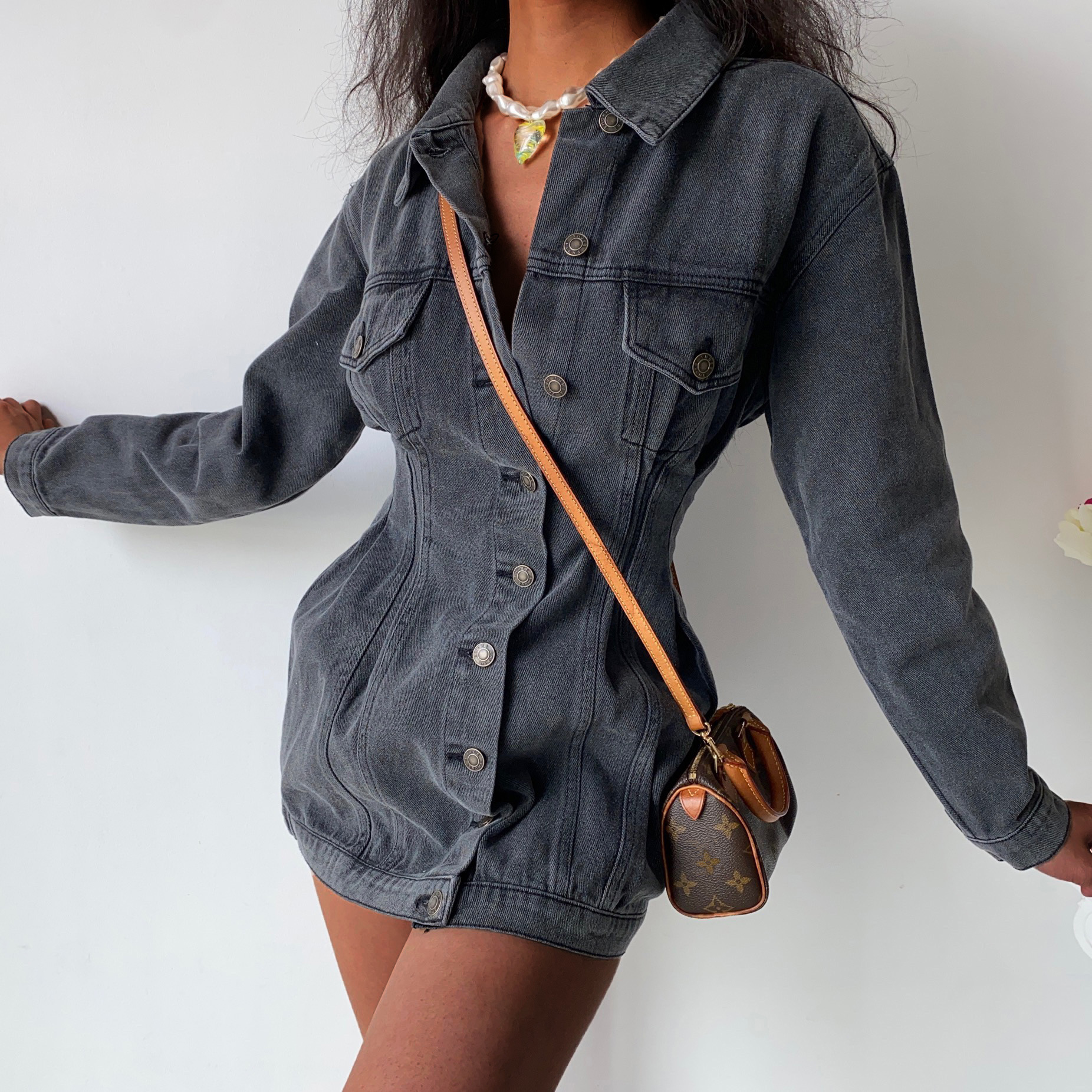 Women's Streetwear Solid Color Single Breasted Coat Denim Jacket display picture 5