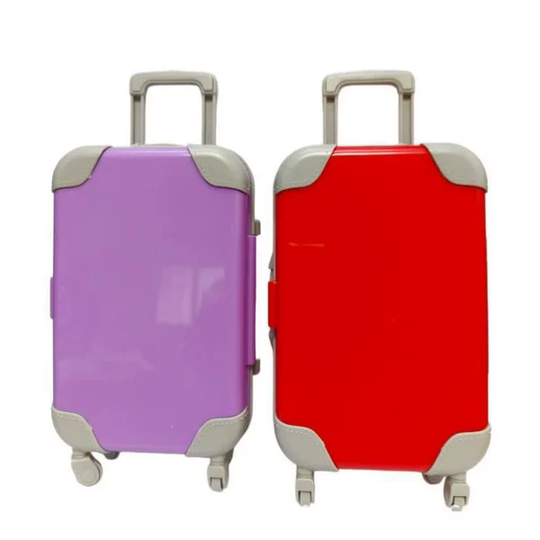 18inch Doll Travel Suitcase, Children's Luggage Suitcase, Travel Suitcase, Supermarket Toy Storage Plastic Trolley Case