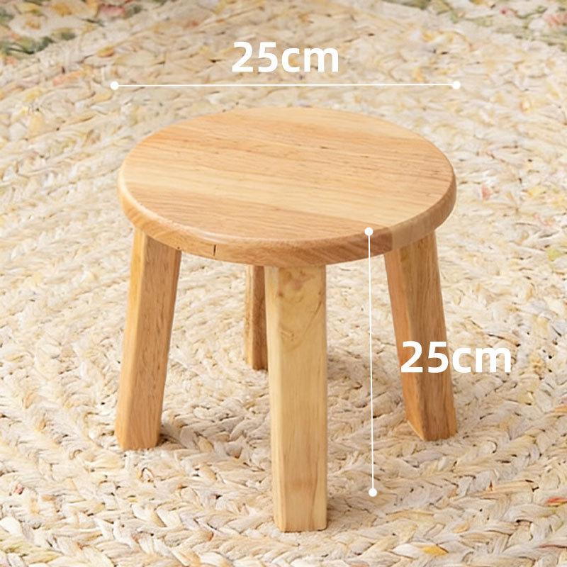 Taburetes de madera sólida, taburetes cuadrados apilables para el hogar, taburetes de mesa de comedor de reserva, taburetes de madera resistentes y duraderos, taburetes bajos image 8