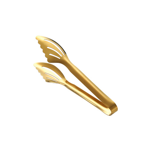 Stainless steel clips, high-end hotel bread clips, Western-style restaurant buffet golden steak barbecue food clips for home use