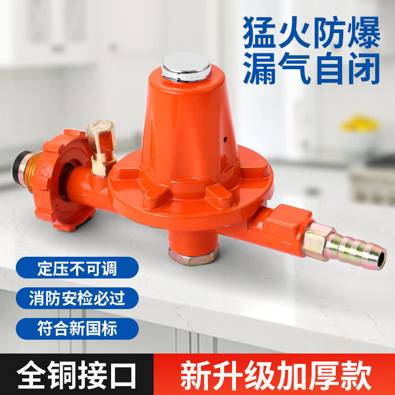 国标商用不可调节中压阀煤气罐液化气高压阀猛火煤气灶防爆减压阀
