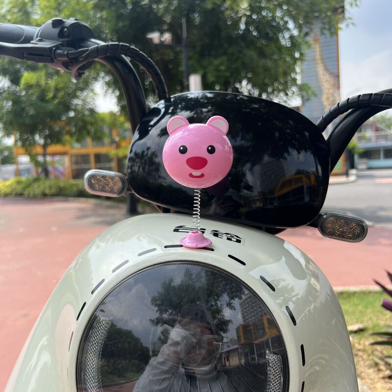 ヘルメット装飾猫耳バイク電気自動車装飾熊耳かわいい車装飾シール機関車竹トンボ風車|undefined