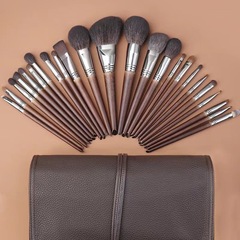 24-Piece Animal Hair Makeup Brushes High-End Complete Set Cangzhou Brushes Ultra Soft Professional Makeup Artist Exclusive Use