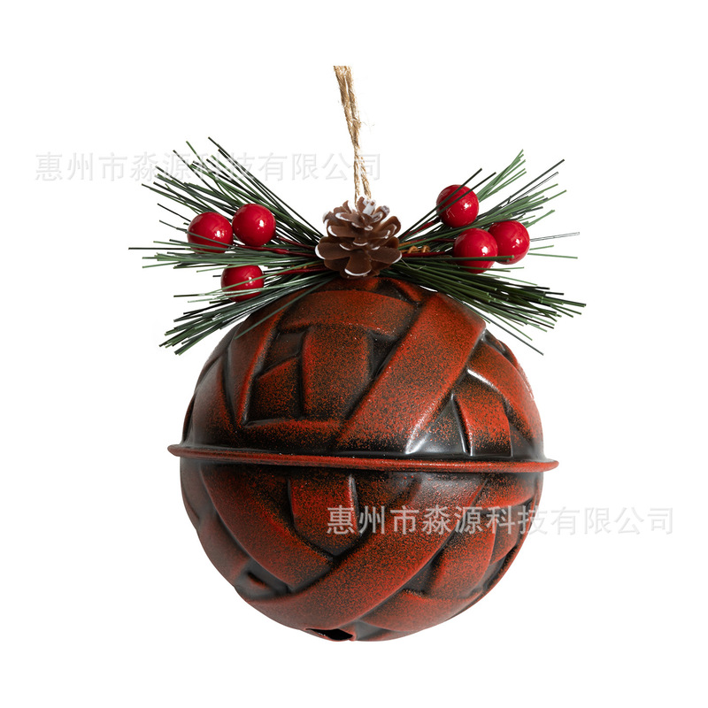 クロスボーダークリスマスカラフルなベルペンダントクリスマス装飾クリスマスツリー装飾シーンレイアウト装飾品雰囲気小道具|undefined