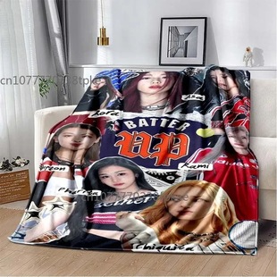 Cross-border a generation of female music blanket children's baby throwing blanket bedroom living room sofa bed flannel blanket