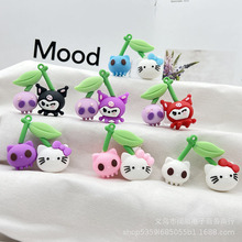 卡通三丽鸥钥匙扣挂件美乐蒂库洛米钥匙扣挂件汽车包包配饰地推品