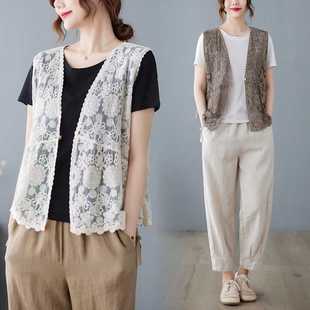 Actual Shot of the New Summer Style Similar to the Small Vest for Women, Artistic, Simple, Slimming and Flesh-Covering Solid Color Small Vest