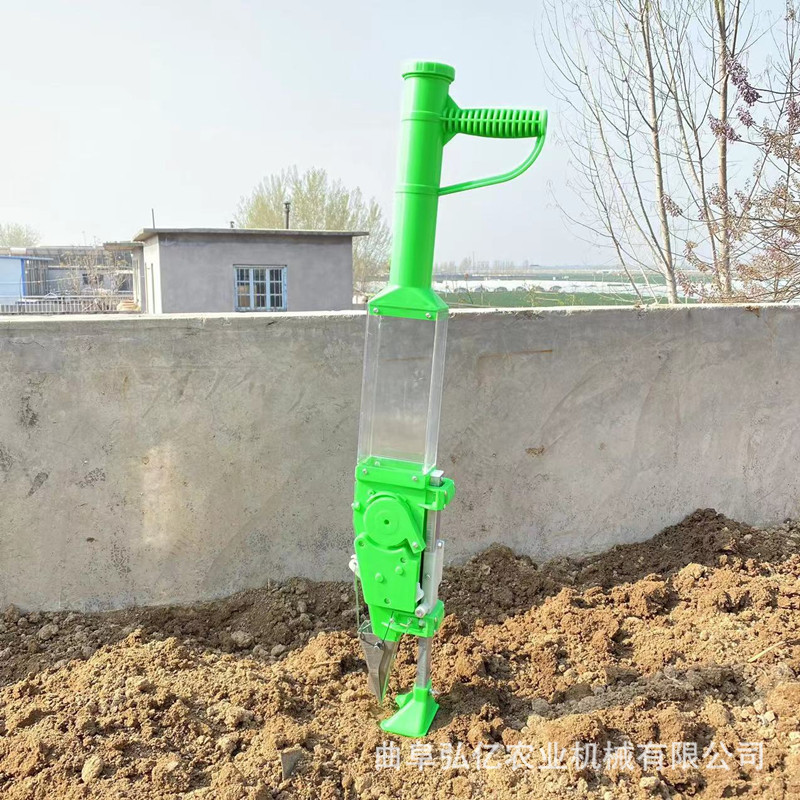 云南山地小型手提播种器山岭地轻便玉米点播器旱地免耕鸭嘴精播机