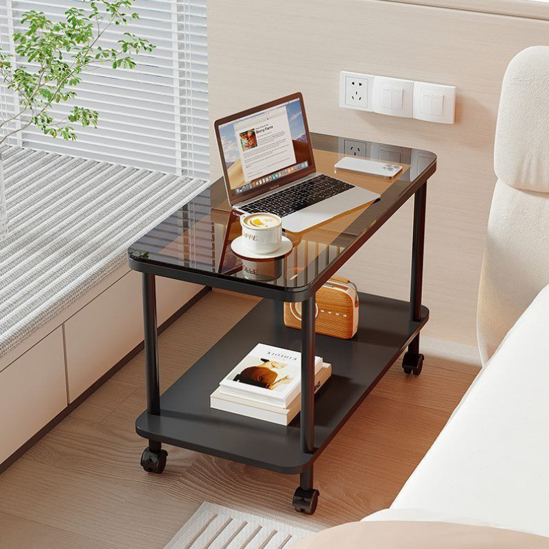 Mesa de centro móvil Mesa de centro móvil moderna y sencilla Mesa de centro móvil Sala de estar Sofá Mesa lateral de almacenamiento Dormitorio Mesa de centro móvil Soporte de almacenamiento