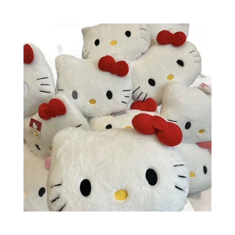 Pillow (Hello Kitty) soft plush cartoon pillow, red bow, 40/55 cm sizes