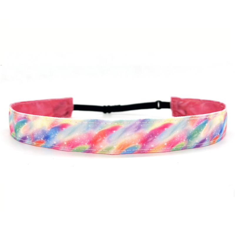 10g Weight Hair Band Hair Accessories Type Yes Quantity Daily Occasion Cloth Material Rainbow Pattern Kid'S Gender Handmade Design Fashion Style Kid'S Fashion Rainbow Cloth Handmade Hair Band 5