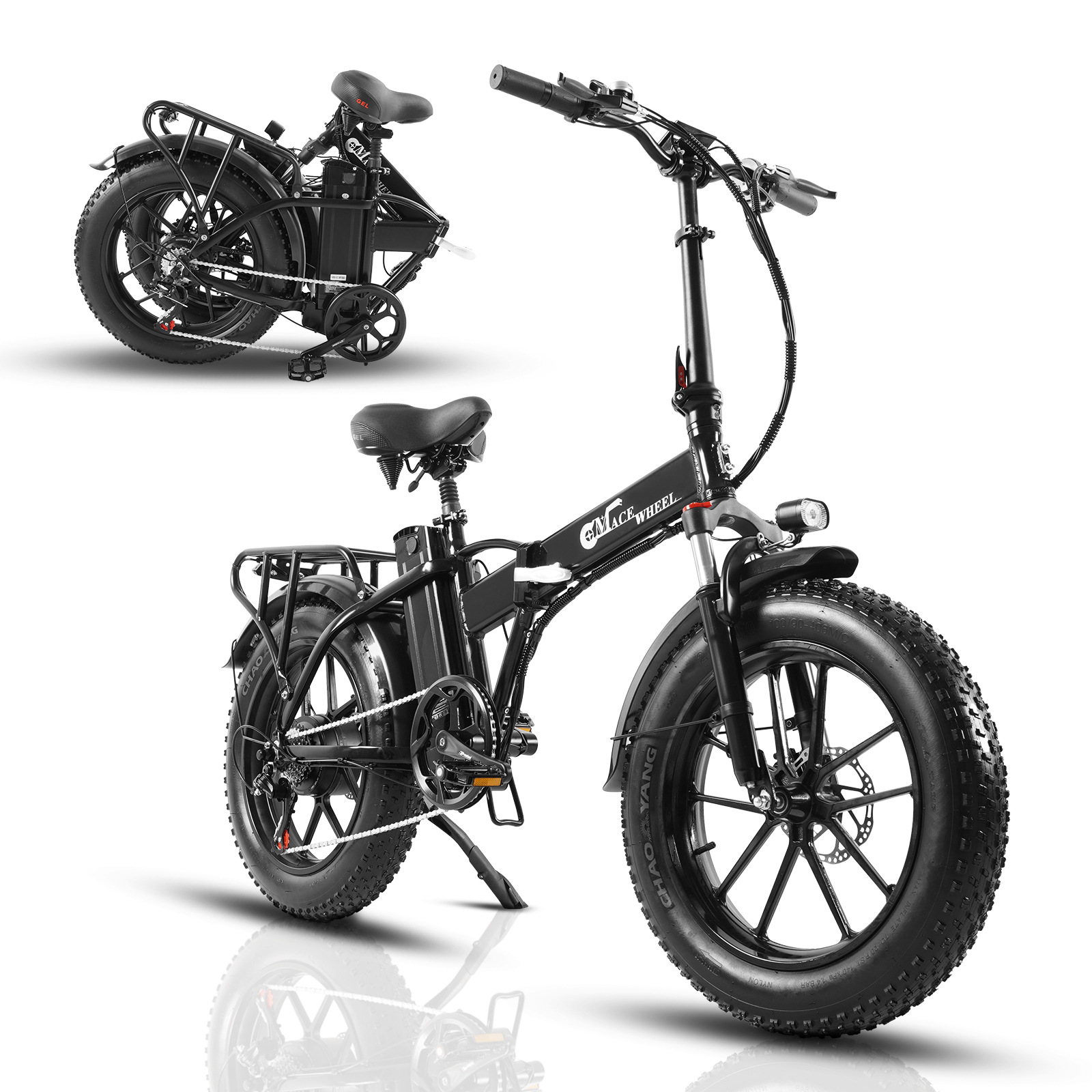 Export European Standard 20 Inch Folding Electric Bicycle 48V Adult Lithium Battery 18Ah Electric Vehicle