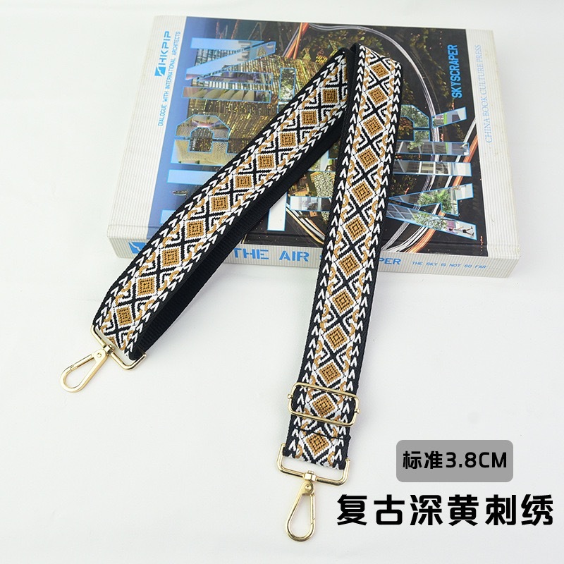 Bolso bandolera con accesorios ultra anchos, bolso de color, correa gruesa, correa de repuesto alargada, correa de hombro de bolso universal ajustable