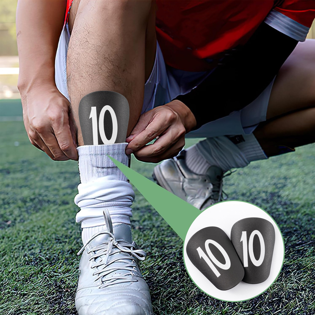 Shin Guard Digital Shin Guards Shinguards Children's Football Inserts Thickened Adult Mini Shin Guards Sports Protective Gear_viptrois.com