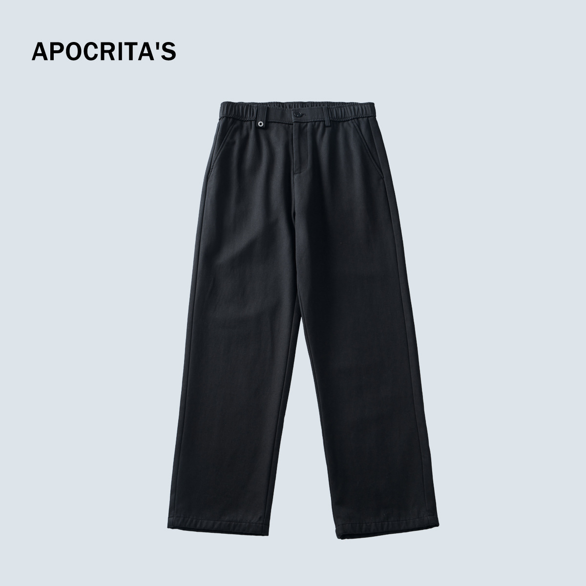 Sin devoluciones ni cambios【Liquidación por tiempo limitado a un precio súper bajo】Pantalones casuales holgados y rectos para hombre APO, para otoño e invierno