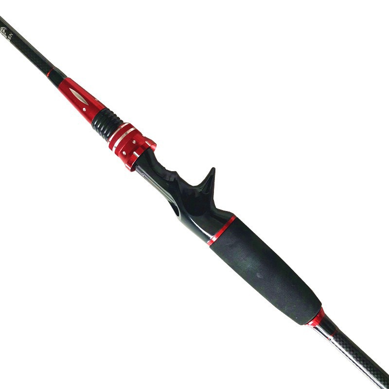 Luya Rod MH ajuste ML ajuste M ajuste 2,7 M caña de pescar 2,4 pistola mango recto mango negro enchufe artes de pesca caña de pescar